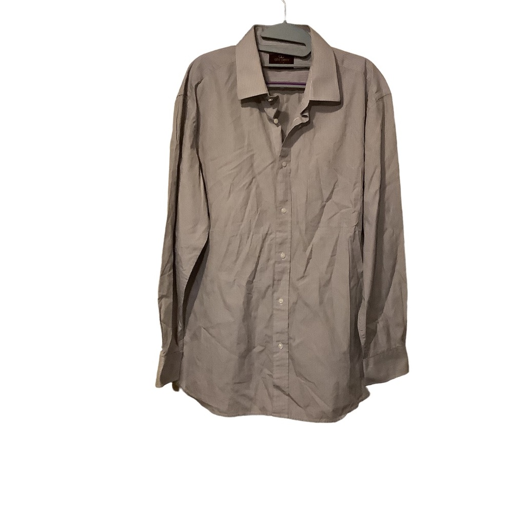 Alfa Perry Mens Dress Shirt Size 17 Sleeve 35